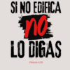 3 Playera "si no edifica"