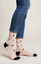 Calcetas tobilleras Baili con diseño (Par)